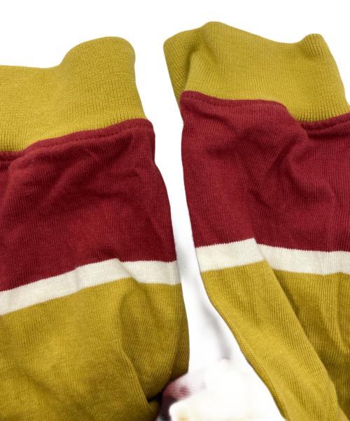 stussy（ステューシー）stussy (ステューシー) Blake Rugby オレンジ×レッド サイズ:SIZE Mの古着・服飾アイテム