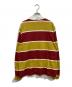 stussy (ステューシー) Blake Rugby オレンジ×レッド サイズ:SIZE M：5000円