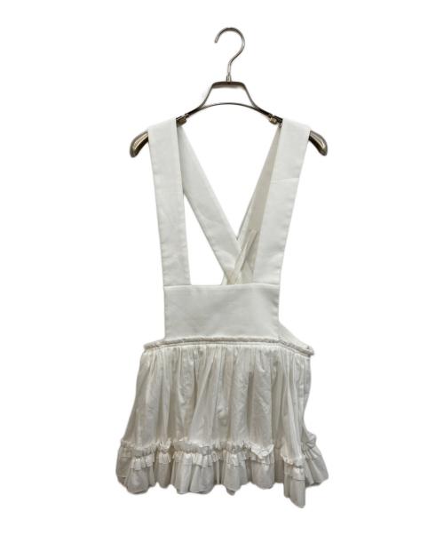 COMME des GARCONS GIRL（コムデギャルソンガール）COMME des GARCONS GIRL (コムデギャルソンガール) ティアードフリル ボリュームビスチェ ホワイト サイズ:	SIZE Sの古着・服飾アイテム