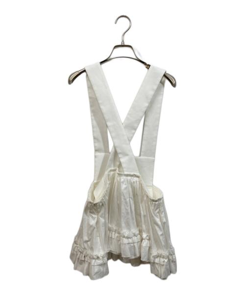 COMME des GARCONS GIRL（コムデギャルソンガール）COMME des GARCONS GIRL (コムデギャルソンガール) ティアードフリル ボリュームビスチェ ホワイト サイズ:	SIZE Sの古着・服飾アイテム