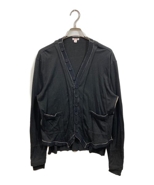 masu（エムエーエスユー）masu (エムエーエスユー) INSIDE OUT CARDIGAN ブラック サイズ:48の古着・服飾アイテム