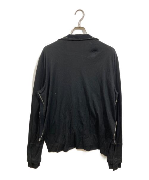 masu（エムエーエスユー）masu (エムエーエスユー) INSIDE OUT CARDIGAN ブラック サイズ:48の古着・服飾アイテム