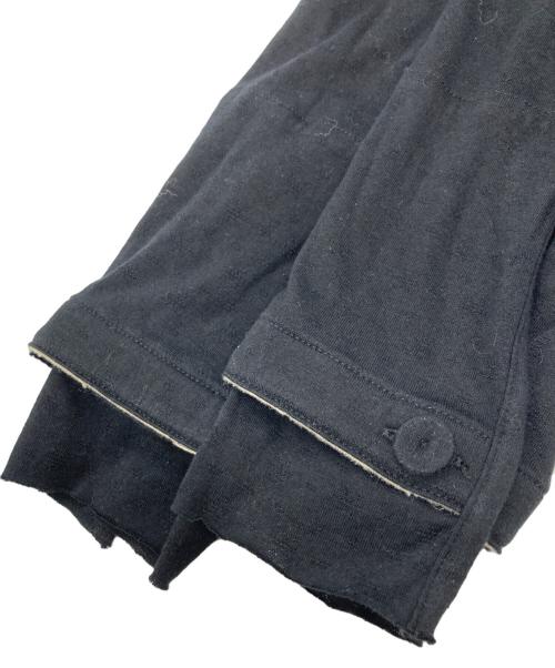 masu（エムエーエスユー）masu (エムエーエスユー) INSIDE OUT CARDIGAN ブラック サイズ:48の古着・服飾アイテム