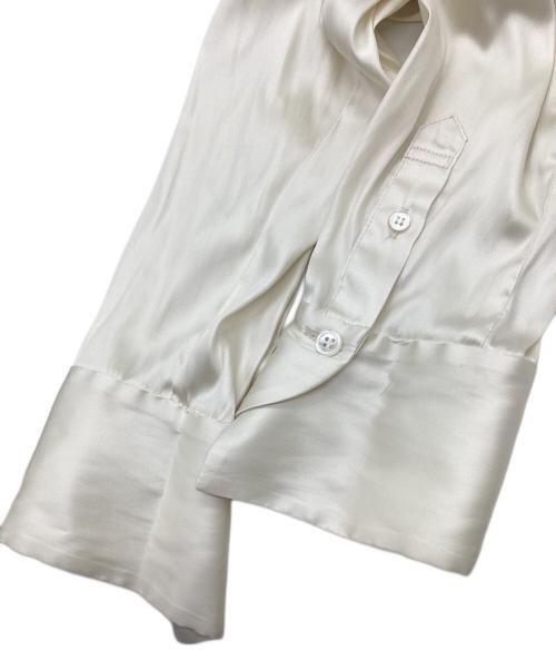 Ameri（アメリ）Ameri (アメリ) CALENDERING SHIRT ベージュ サイズ:Sの古着・服飾アイテム