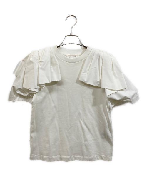 ALEXANDER McQUEEN（アレキサンダーマックイーン）ALEXANDER McQUEEN (アレキサンダーマックイーン) Tシャツ ベージュ サイズ:38の古着・服飾アイテム