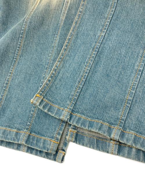 LE CIEL BLEU（ルシェルブルー）LE CIEL BLEU (ルシェルブルー) コンバーチブルデニムドレス インディゴ サイズ:36の古着・服飾アイテム