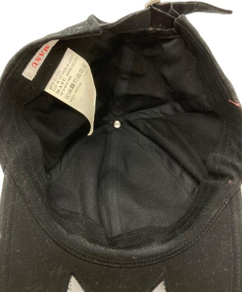 masu（エムエーエスユー）masu (エムエーエスユー) vampire capビジューキャップ ブラックの古着・服飾アイテム