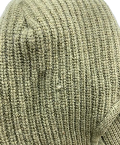 FUMIE=TANAKA（フミエタナカ）FUMIE=TANAKA (フミエタナカ) ear cover knit cap カーキの古着・服飾アイテム