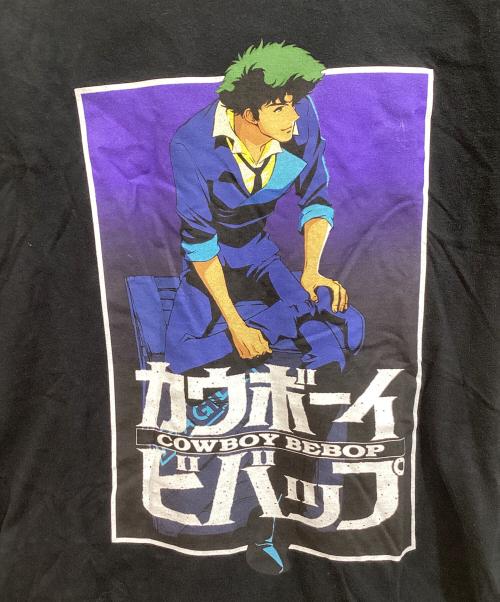 COWBOYBEBOP（カウボーイビパップ）COWBOYBEBOP (カウボーイビパップ) プリントTシャツ ブラック サイズ:Lの古着・服飾アイテム