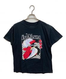 犬夜叉（イヌヤシャ）の古着「プリントTシャツ」｜ブラック
