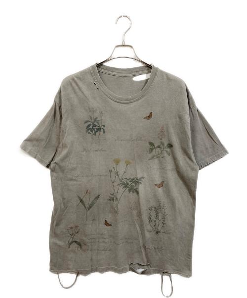 ANCELLM（アンセルム）ANCELLM (アンセルム) ダメージ加工Tシャツ グレー サイズ:2の古着・服飾アイテム
