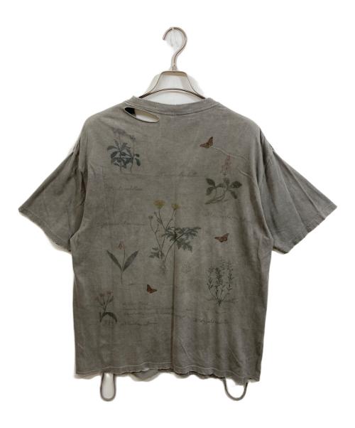 ANCELLM（アンセルム）ANCELLM (アンセルム) ダメージ加工Tシャツ グレー サイズ:2の古着・服飾アイテム
