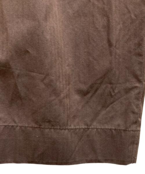 AURALEE（オーラリー）AURALEE (オーラリー) WASHED FINX HERRINGBONE SLACKS ブラウン サイズ:	SIZE 3の古着・服飾アイテム