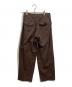 AURALEE (オーラリー) WASHED FINX HERRINGBONE SLACKS ブラウン サイズ:	SIZE 3：13000円