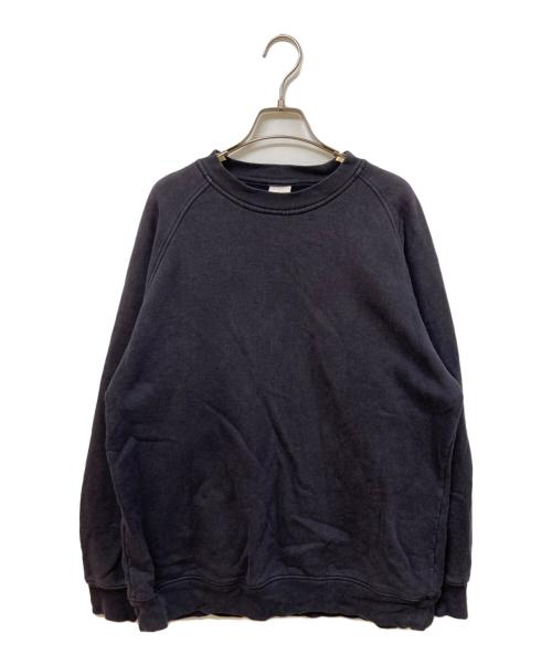 COMOLI（コモリ）COMOLI (コモリ) コットン吊裏毛クルーネックスウェット ブラック サイズ:SIZE 3の古着・服飾アイテム