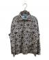 PERIOD FEATURES（ピリオドフューチャーズ）の古着「Machine cut work Digital Print Long shirts」｜Blue
