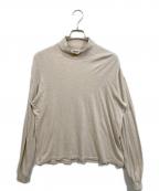 AURALEEオーラリー）の古着「SEAMLESS HI NECK L/S TEE」｜ベージュ