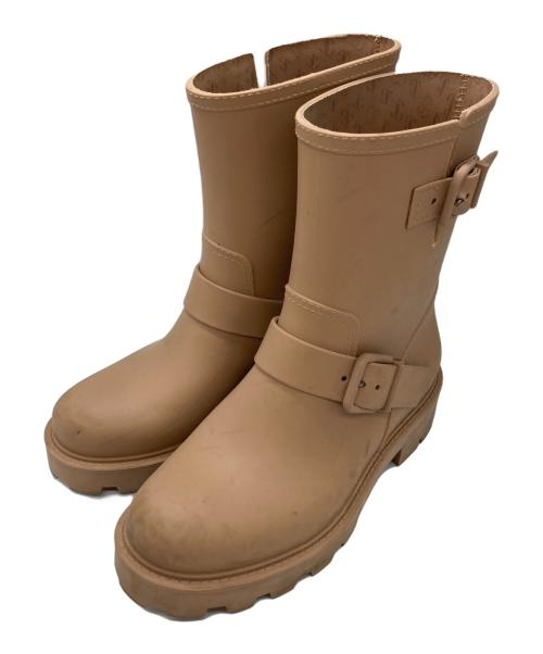 JIMMY CHOO（ジミーチュウ）JIMMY CHOO (ジミーチュウ) レインブーツ ベージュ サイズ:SIZE 37の古着・服飾アイテム