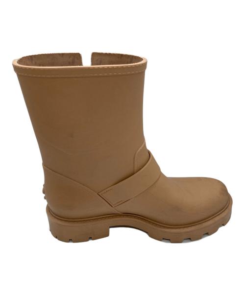 JIMMY CHOO（ジミーチュウ）JIMMY CHOO (ジミーチュウ) レインブーツ ベージュ サイズ:SIZE 37の古着・服飾アイテム