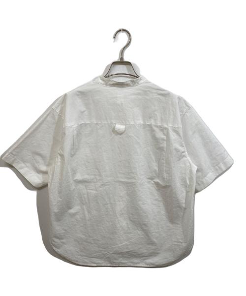 MHL（エムエイチエル）MHL (エムエイチエル) バンドカラーシャツ ホワイト サイズ:2の古着・服飾アイテム
