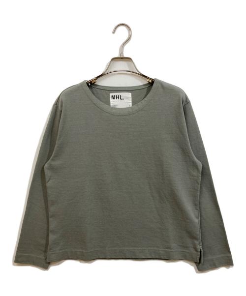 MHL（エムエイチエル）MHL (エムエイチエル) 長袖カットソー カーキ サイズ:SIZE 2の古着・服飾アイテム
