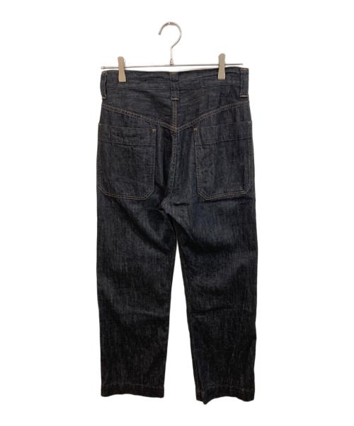 MHL（エムエイチエル）MHL (エムエイチエル) CANTONOVERALLS (キャントンオーバーオールズ) デニムパンツ ブラック サイズ:27の古着・服飾アイテム