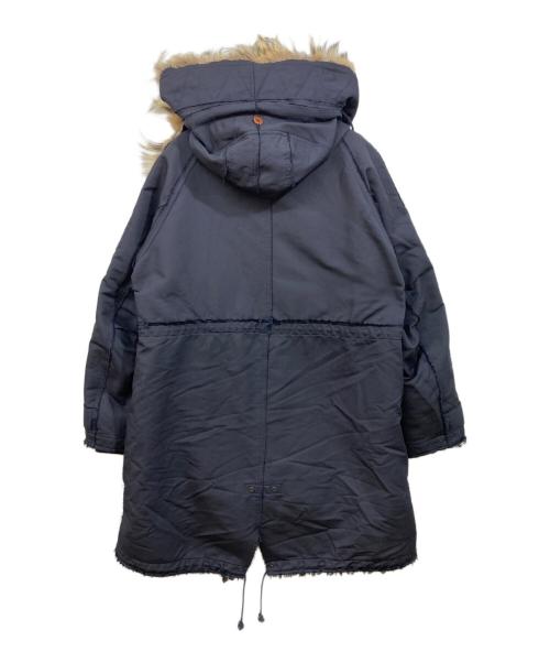 JohnUNDERCOVER（ジョンアンダーカバー）JohnUNDERCOVER (ジョンアンダーカバー) N-3Bモッズコート ネイビー サイズ:SIZE 2の古着・服飾アイテム