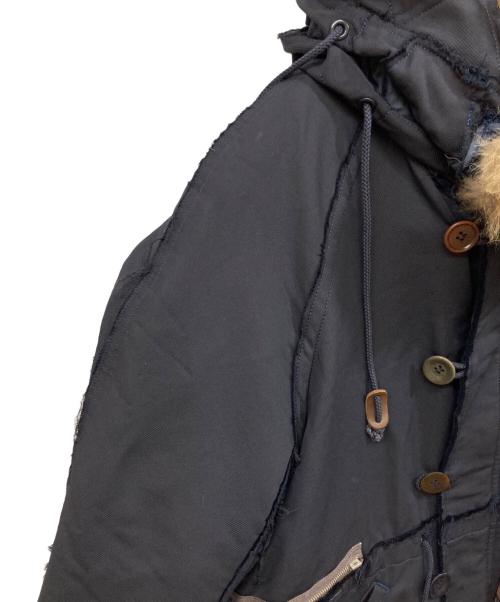 JohnUNDERCOVER（ジョンアンダーカバー）JohnUNDERCOVER (ジョンアンダーカバー) N-3Bモッズコート ネイビー サイズ:SIZE 2の古着・服飾アイテム