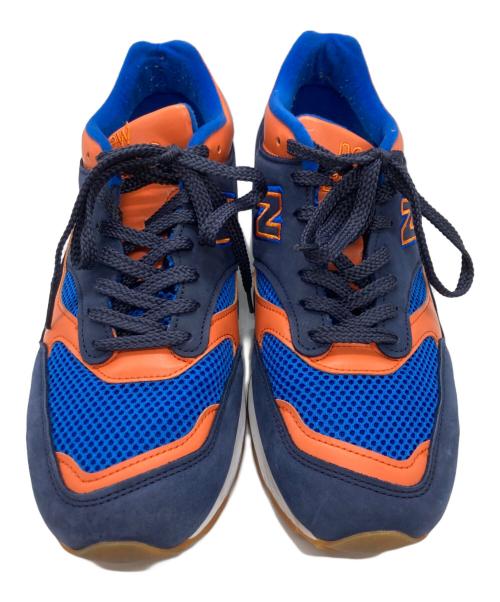 NEW BALANCE（ニューバランス）NEW BALANCE (ニューバランス) スニーカー オレンジ×ネイビー サイズ:	SIZE EUR45の古着・服飾アイテム