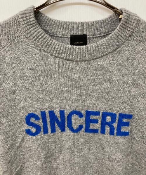 Spick and Span（スピック＆スパン）Spick and Span (スピック＆スパン) ラグランロゴニットプルオーバー グレー サイズ:SIZE Freeの古着・服飾アイテム