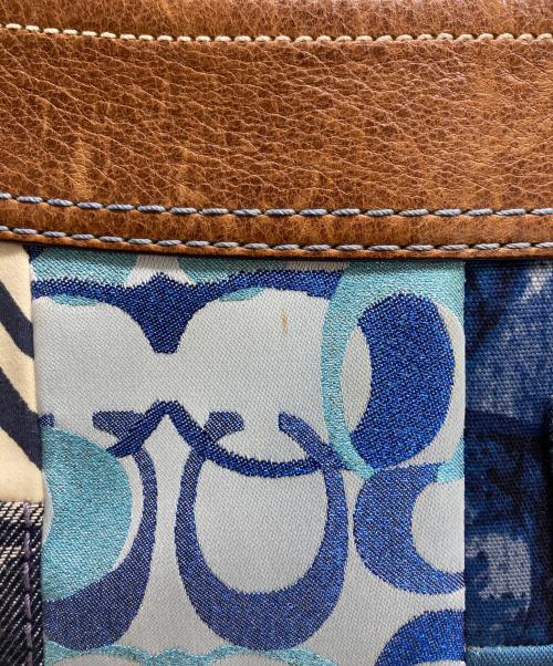 COACH（コーチ）COACH (コーチ) ショルダーバッグ ネイビーの古着・服飾アイテム