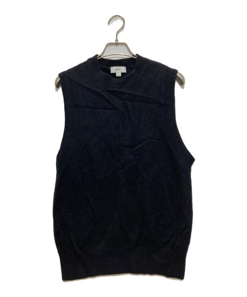 HYKE（ハイク）HYKE (ハイク) LAMBS WOOL VEST ブラック サイズ:２の古着・服飾アイテム