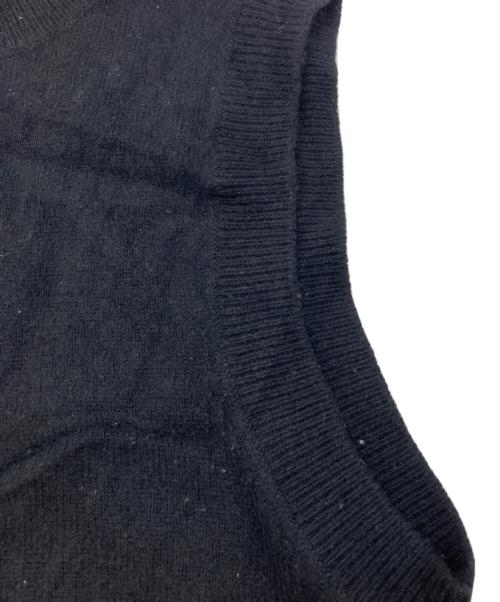 HYKE（ハイク）HYKE (ハイク) LAMBS WOOL VEST ブラック サイズ:２の古着・服飾アイテム