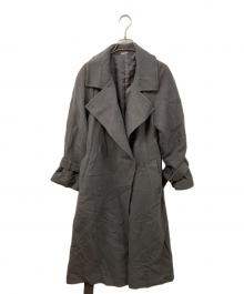 Snidel（スナイデル）の古着「ウールカシミヤスタンドカラーコート」｜グレー