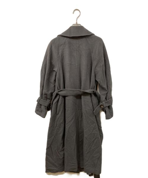 Snidel（スナイデル）Snidel (スナイデル) ウールカシミヤスタンドカラーコート グレー サイズ:	SIZE 0の古着・服飾アイテム