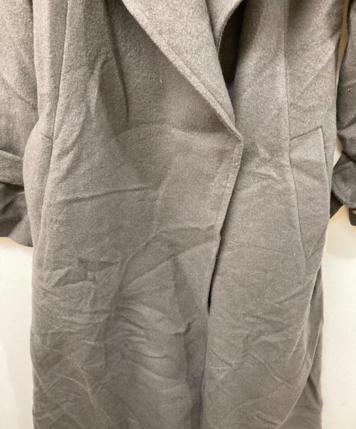 Snidel（スナイデル）Snidel (スナイデル) ウールカシミヤスタンドカラーコート グレー サイズ:	SIZE 0の古着・服飾アイテム