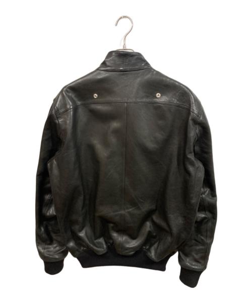 RICK OWENS（リックオウエンス）RICK OWENS (リックオウエンス) HOLLYWOOD FLIGHT/レザージャケット ブラック サイズ:46の古着・服飾アイテム