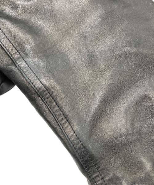 RICK OWENS（リックオウエンス）RICK OWENS (リックオウエンス) HOLLYWOOD FLIGHT/レザージャケット ブラック サイズ:46の古着・服飾アイテム