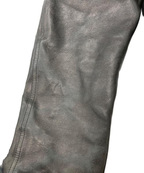 RICK OWENS（リックオウエンス）RICK OWENS (リックオウエンス) HOLLYWOOD FLIGHT/レザージャケット ブラック サイズ:46の古着・服飾アイテム