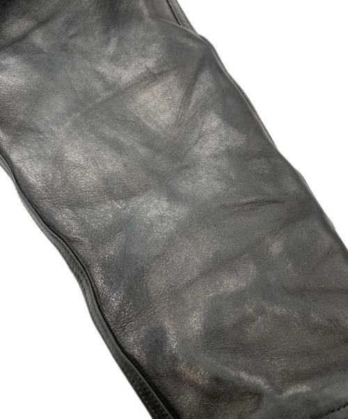 RICK OWENS（リックオウエンス）RICK OWENS (リックオウエンス) HOLLYWOOD FLIGHT/レザージャケット ブラック サイズ:46の古着・服飾アイテム