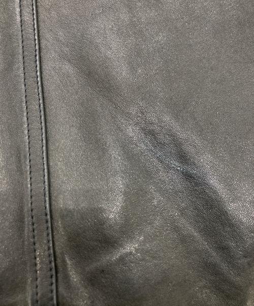 RICK OWENS（リックオウエンス）RICK OWENS (リックオウエンス) HOLLYWOOD FLIGHT/レザージャケット ブラック サイズ:46の古着・服飾アイテム