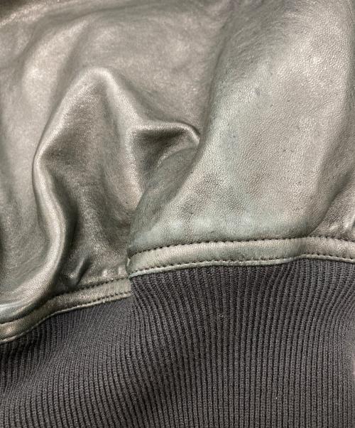 RICK OWENS（リックオウエンス）RICK OWENS (リックオウエンス) HOLLYWOOD FLIGHT/レザージャケット ブラック サイズ:46の古着・服飾アイテム
