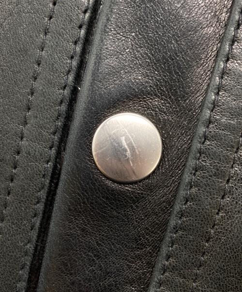 RICK OWENS（リックオウエンス）RICK OWENS (リックオウエンス) HOLLYWOOD FLIGHT/レザージャケット ブラック サイズ:46の古着・服飾アイテム