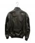 RICK OWENS (リックオウエンス) HOLLYWOOD FLIGHT/レザージャケット ブラック サイズ:46：220000円