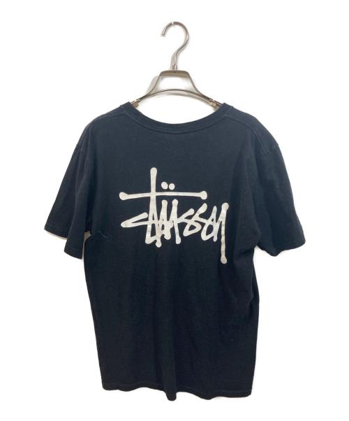 stussy（ステューシー）stussy (ステューシー) プリントTシャツ ブラック サイズ:SIZE Mの古着・服飾アイテム