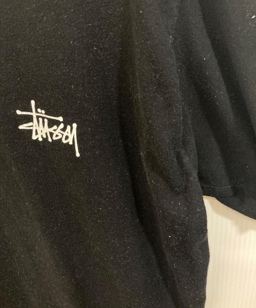 stussy（ステューシー）stussy (ステューシー) プリントTシャツ ブラック サイズ:SIZE Mの古着・服飾アイテム