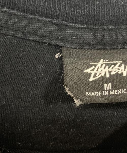 stussy（ステューシー）stussy (ステューシー) プリントTシャツ ブラック サイズ:SIZE Mの古着・服飾アイテム