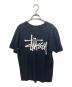 stussy (ステューシー) プリントTシャツ ブラック サイズ:SIZE M：5000円