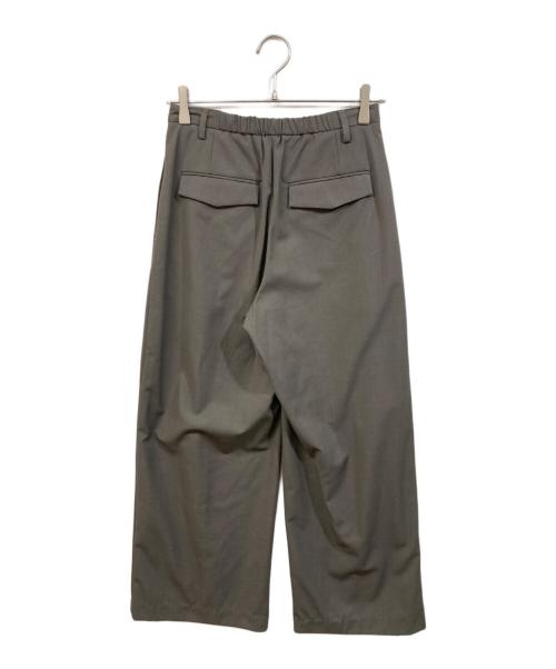 YENN（イエン）YENN (イエン) WOOL BLEND TWO TUCK PT グレー サイズ:SIZE 36の古着・服飾アイテム