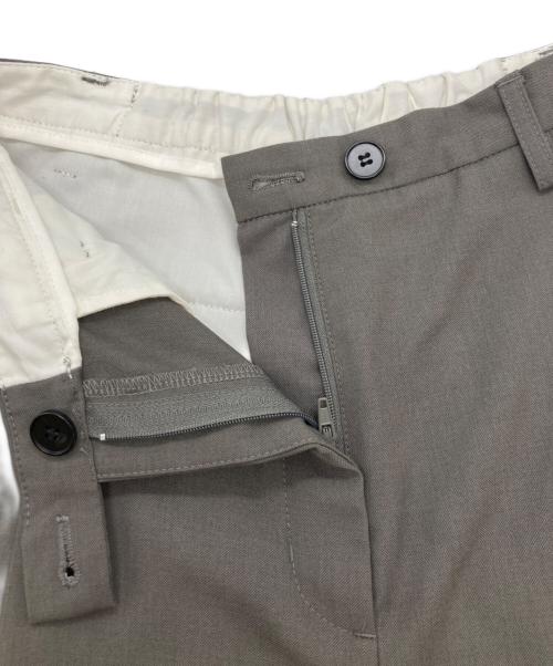 YENN（イエン）YENN (イエン) WOOL BLEND TWO TUCK PT グレー サイズ:SIZE 36の古着・服飾アイテム